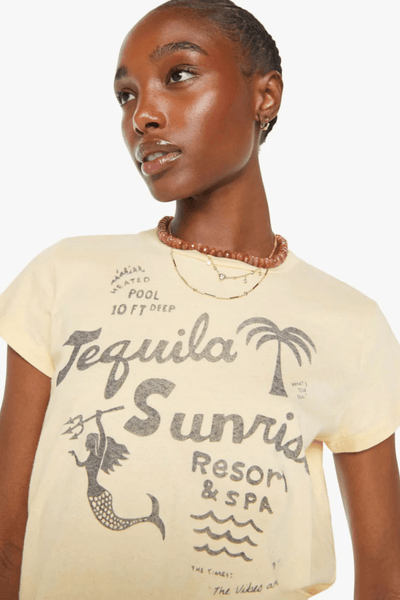 MOTHER | The Boxy Goodie Goodie - Tequila Sunrise Resort – Scarlet