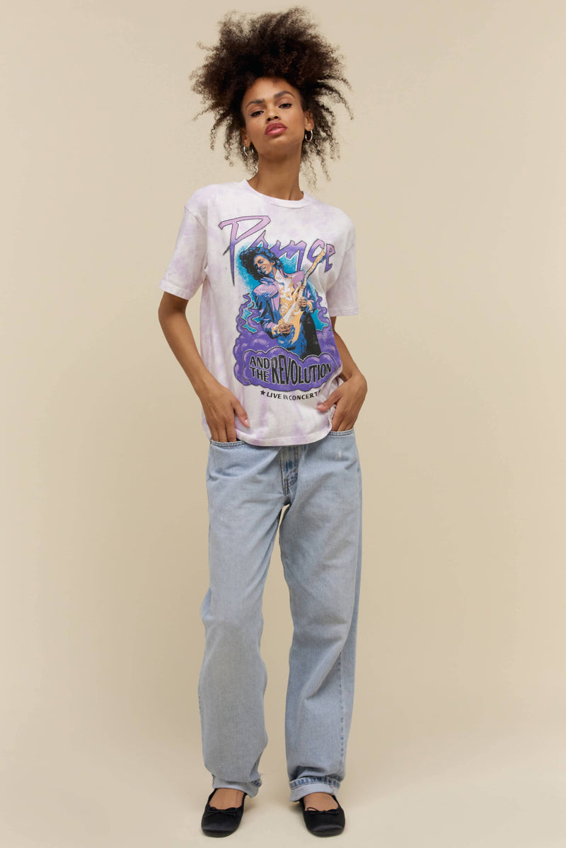 DAYDREAMER | Prince Live In Concert Weekend Tee - Lilac Spiral