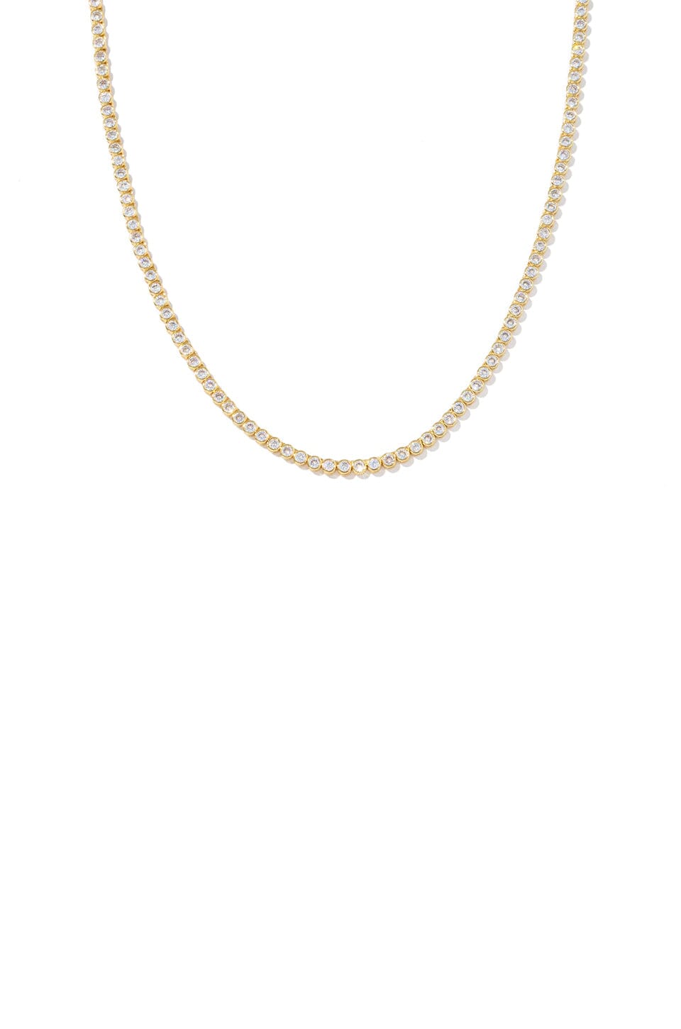 BRENDA G | Tennis Necklace - Gold