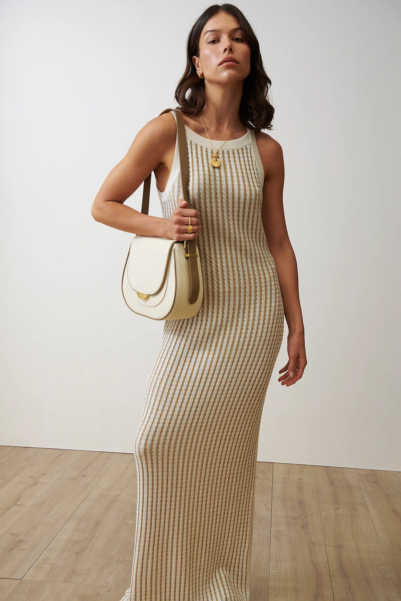 SANCIA | The Dorina Knit Dress - Sandcastle