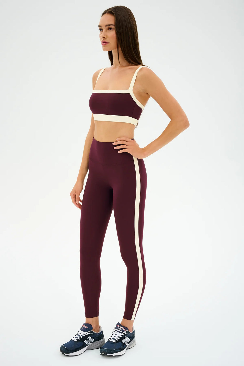 SPLITS 59 | Claire High Waist Rigor - Dark Cherry