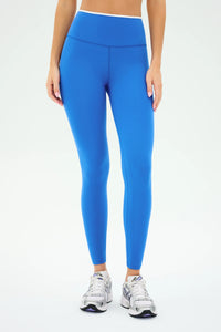 SPLITS59 | Easton Rigor High Waist 7/8 - Blue/White