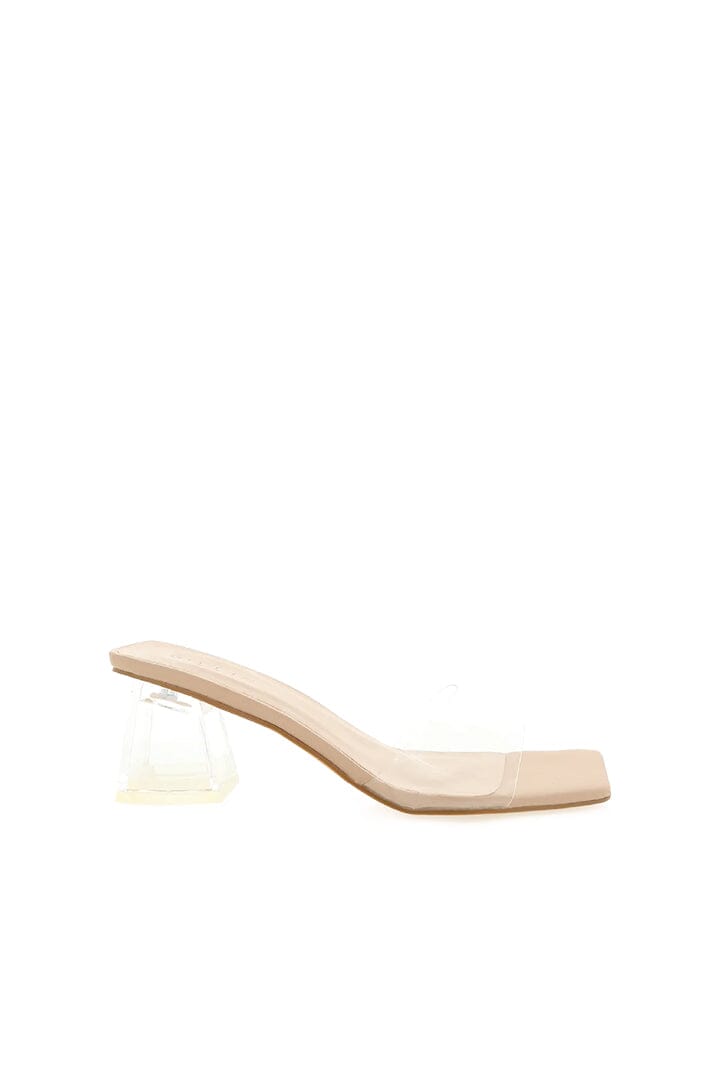 BILLINI | Xava Clear Mules - Chai