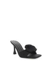 BILLINI | Quinella Satin Stilettos - Black