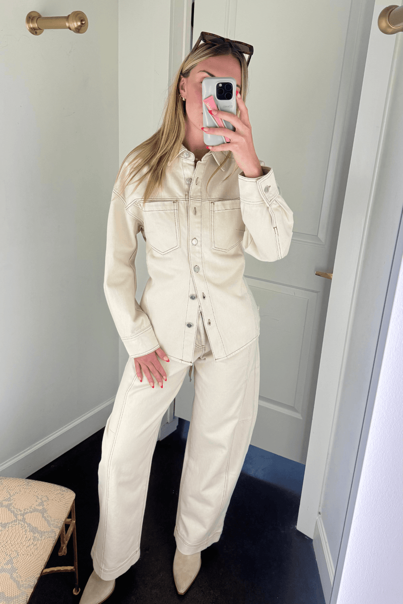 FRNCH | Duras Overshirt - Creme
