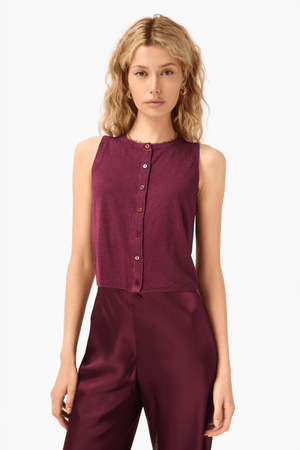 CAMI NYC | Dia Sweater Vest - Blackberry