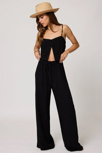 STILLWATER | The Venice Wide Leg Pant - Black