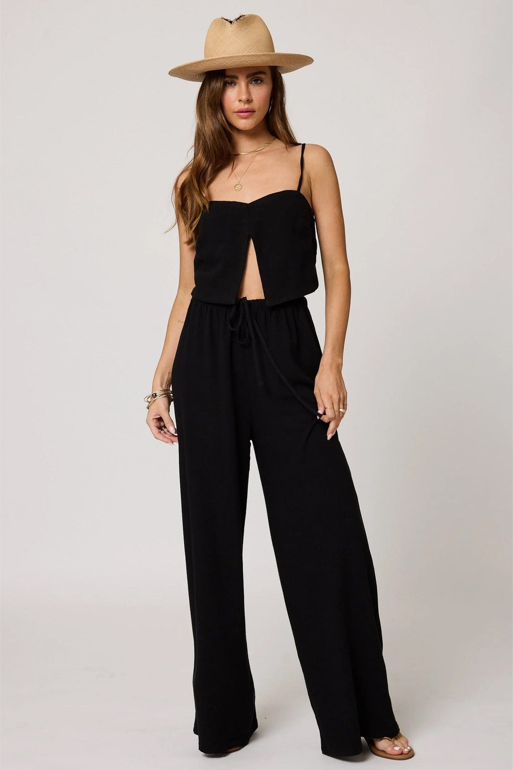 STILLWATER | The Venice Wide Leg Pant - Black
