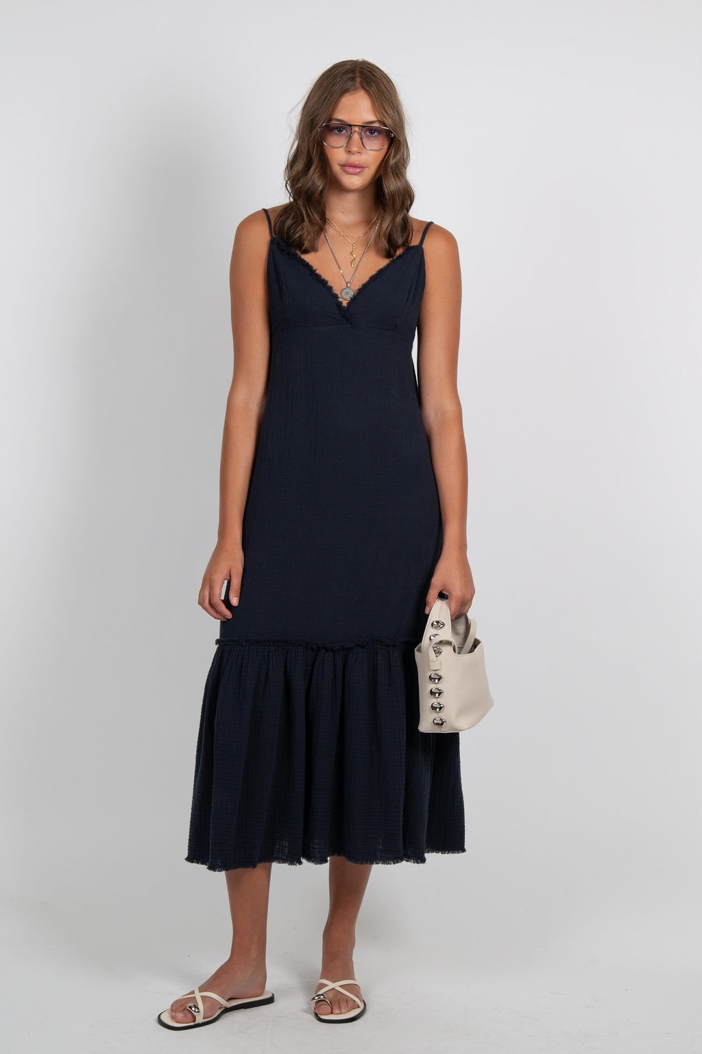 SUNDAYS | Octavie Dress - Navy