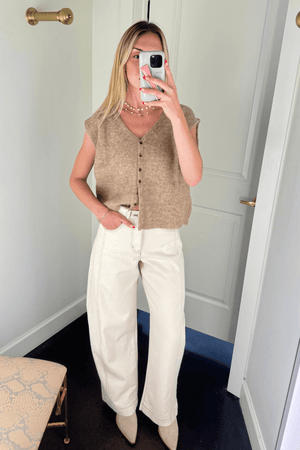 FRNCH | Kukicha Vest - Beige