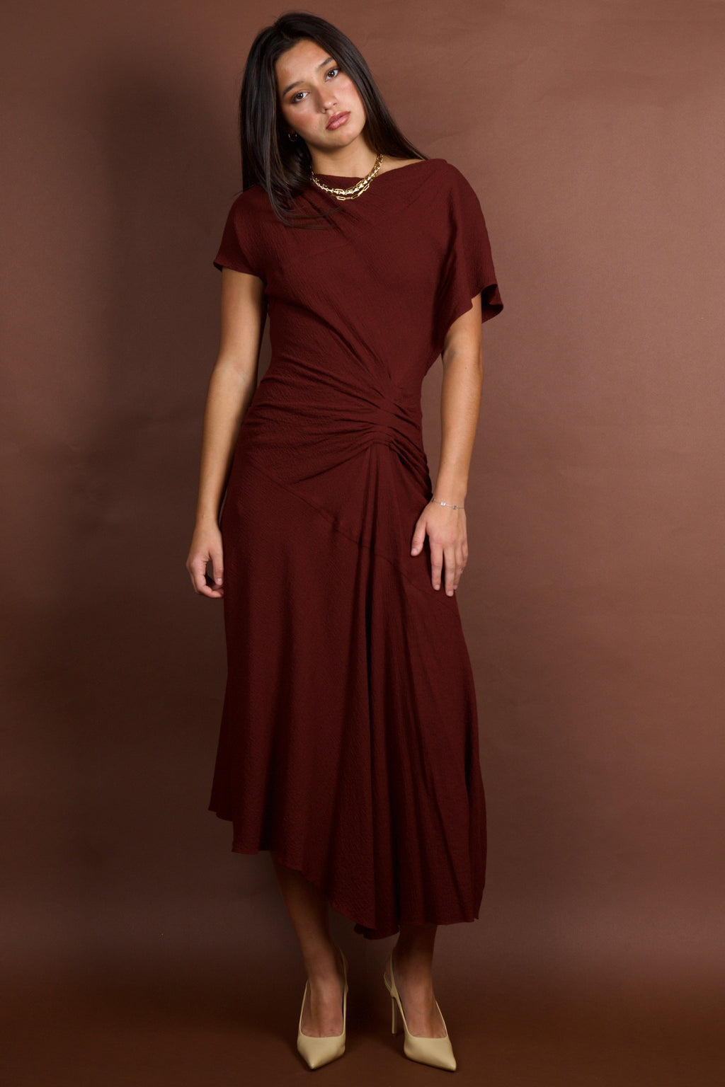 A.L.C. | Dena Dress - Black Cherry