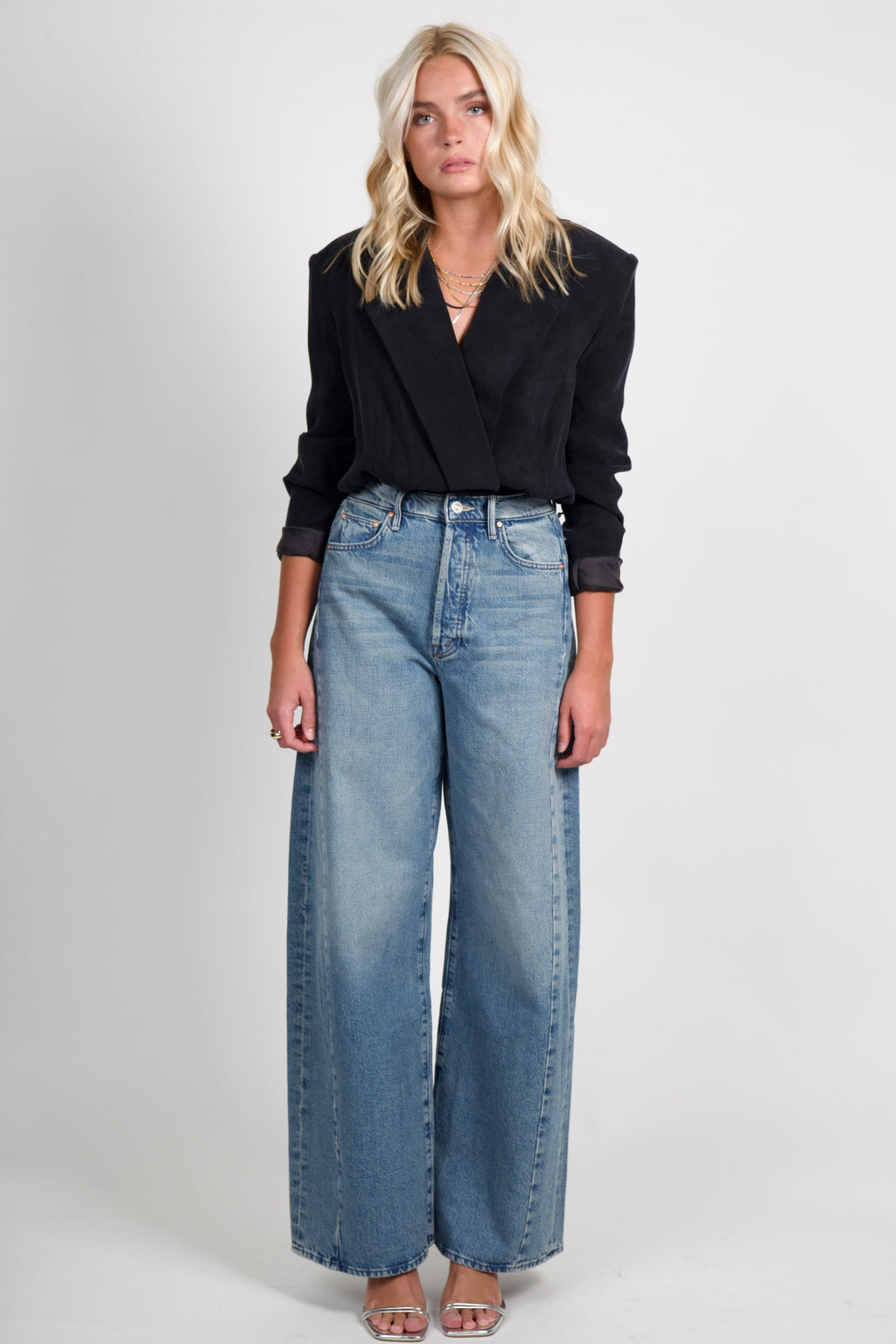 SMYTHE | Blazer Bodysuit - Carbon Slate