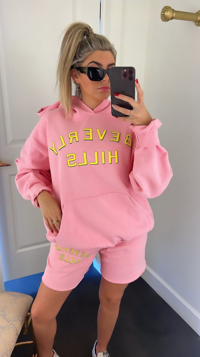 CLONEY | Beverly Hills Hoodie - Pink