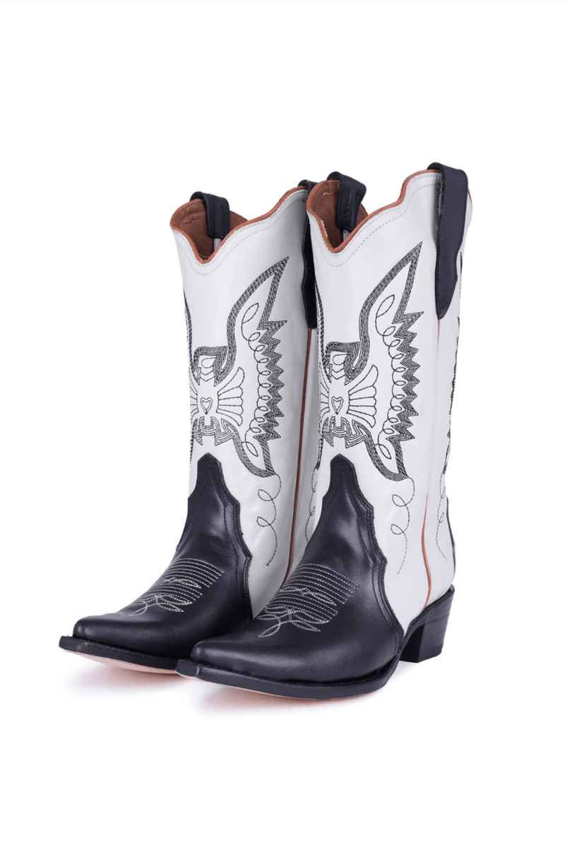 MONTSERRAT MESSEGEUR | Botas Jornada Hueso - Black