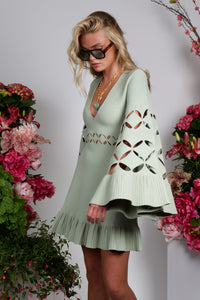 ALEXIS | Linden Mini Dress - Sage