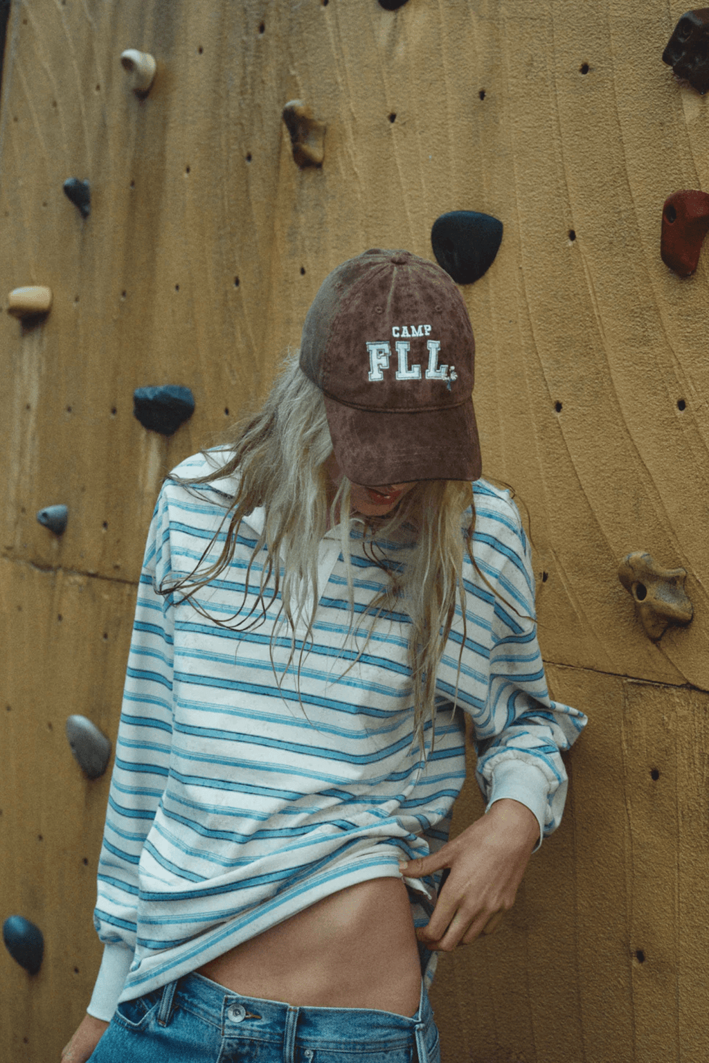 FOR LOVE & LEMONS | Ashton Polo Top - Blue