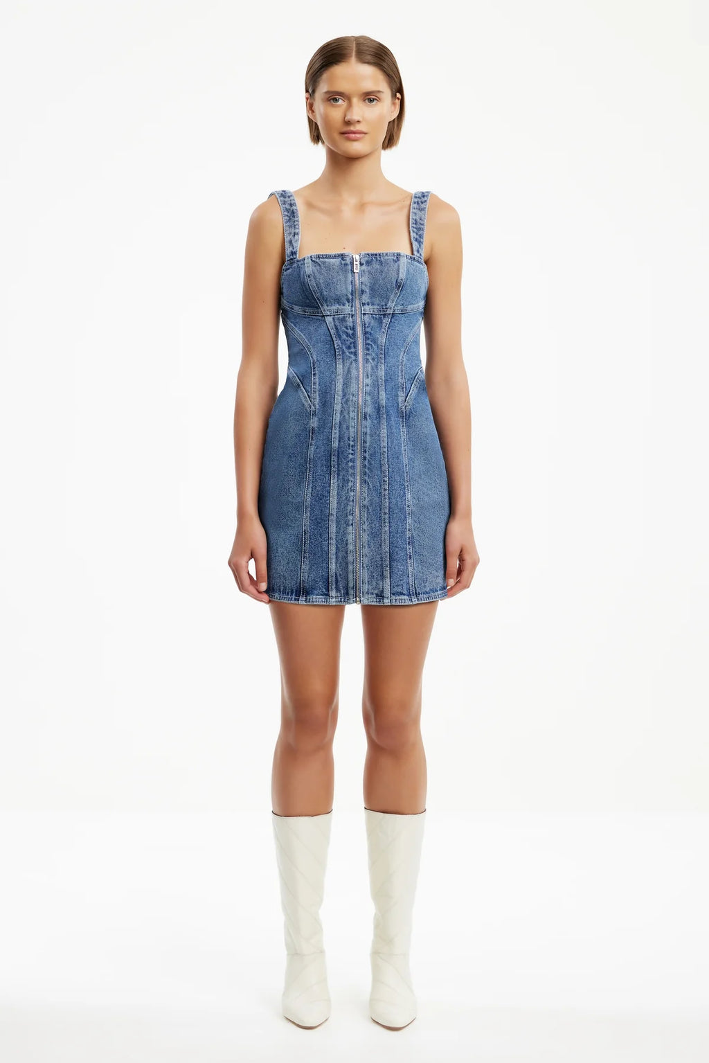 SIGNIFICANT OTHER | Washed Indigo Sabrina Mini Dress - Washed Indigo