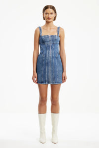 SIGNIFICANT OTHER | Washed Indigo Sabrina Mini Dress - Washed Indigo