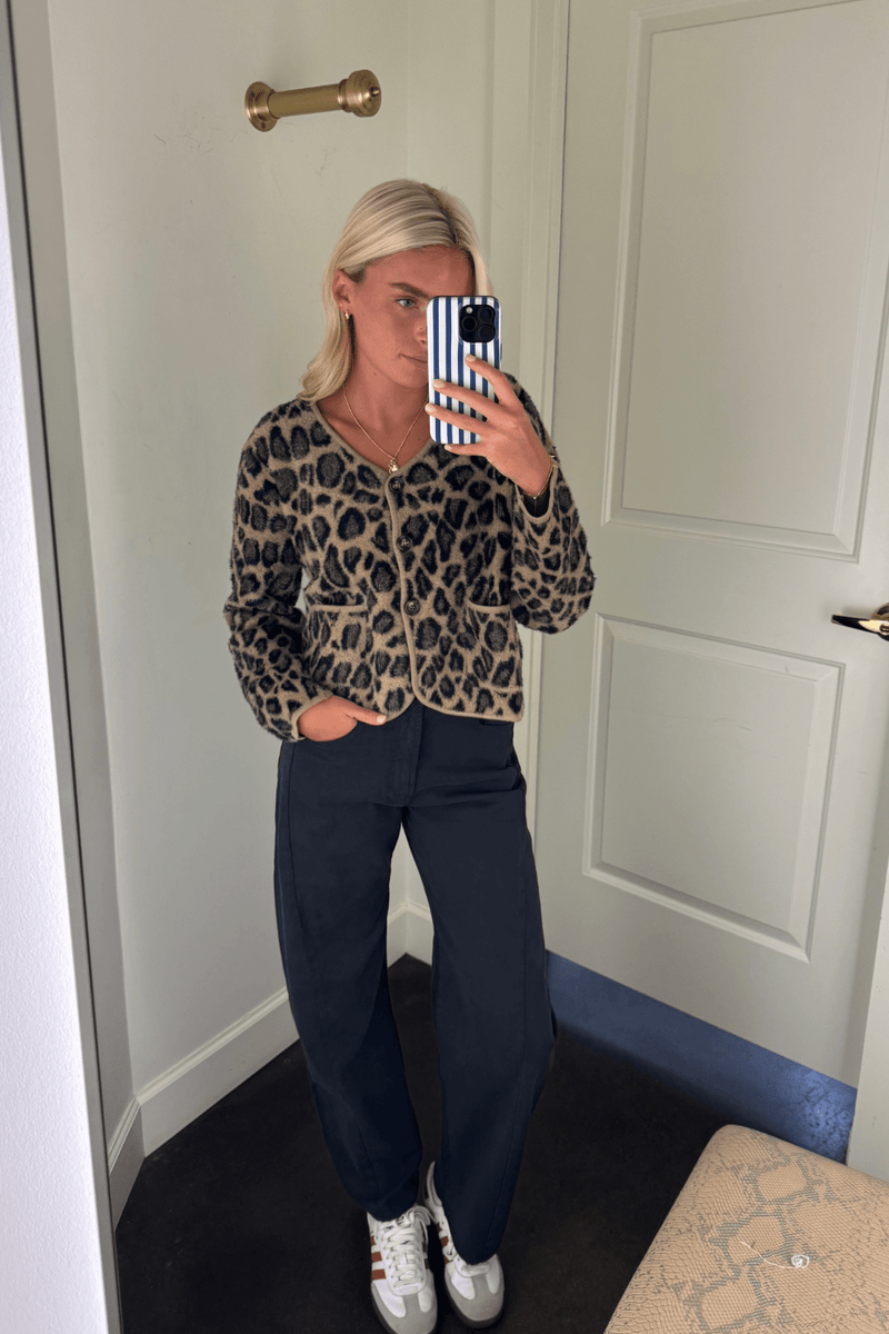 FRNCH | Begonia Cardigan - Leopard