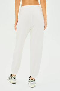 SPLITS59 | Andie Oversized Fleece Sweatpant - White