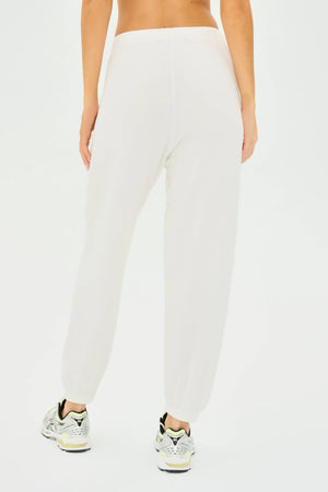 SPLITS59 | Andie Oversized Fleece Sweatpant - White