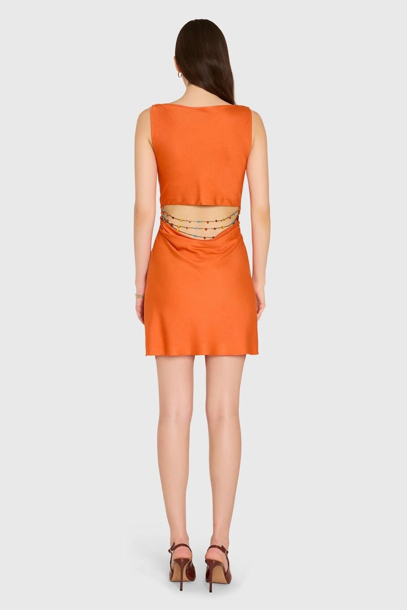 orange amanda uprichard dress Amanda Uprichard Mabel Dress - Orange Pink