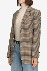 FRAME | The Houndstooth Blazer - Navy