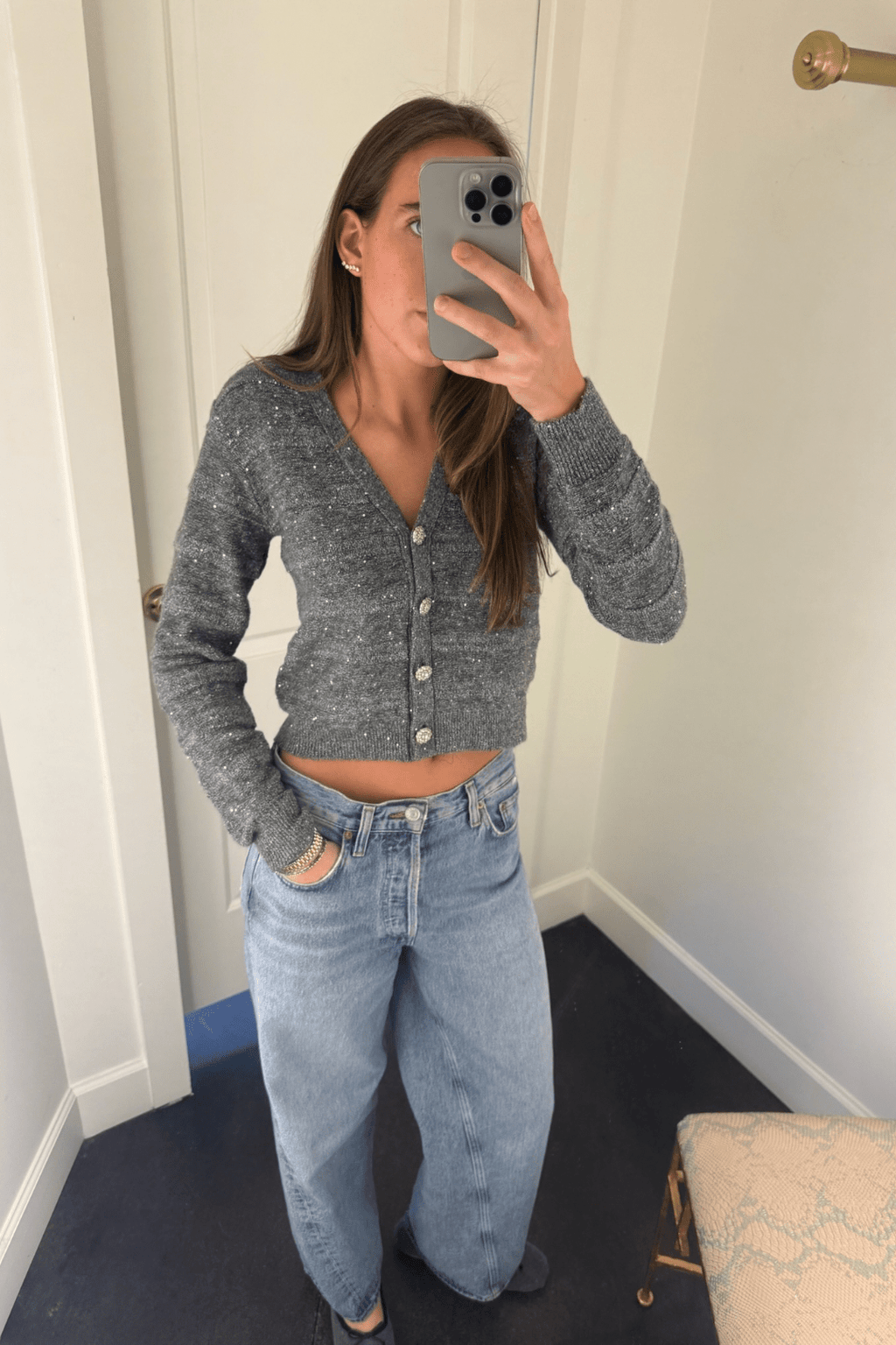 JOHN + JENN | Baldwin Sweater - Silver Charm