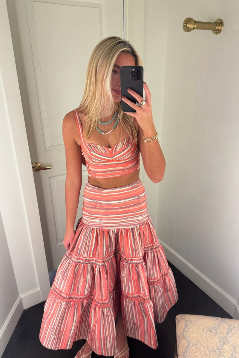 ALEXIS | Kit Top - Crimson Stripe – Scarlet Clothing
