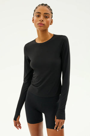 SPLITS59 | Airweight Lite Long Sleeve Waist Length - Black