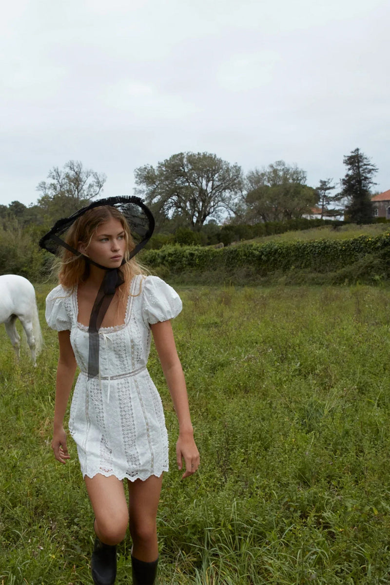 FOR LOVE & LEMONS | Tracy Mini Dress - White