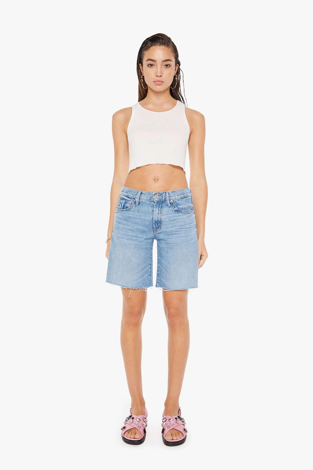 MOTHER | Down Low Undercover Short Fray - Material Girl