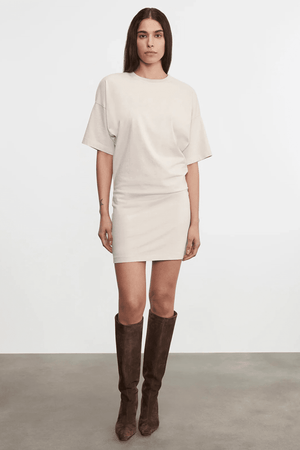 ENZA COSTA | Supima Curve Mini Dress - Parchment