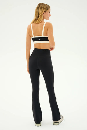 SPLITS 59 | Raquel High Waist Supplex Flare 32” - Black/Creme