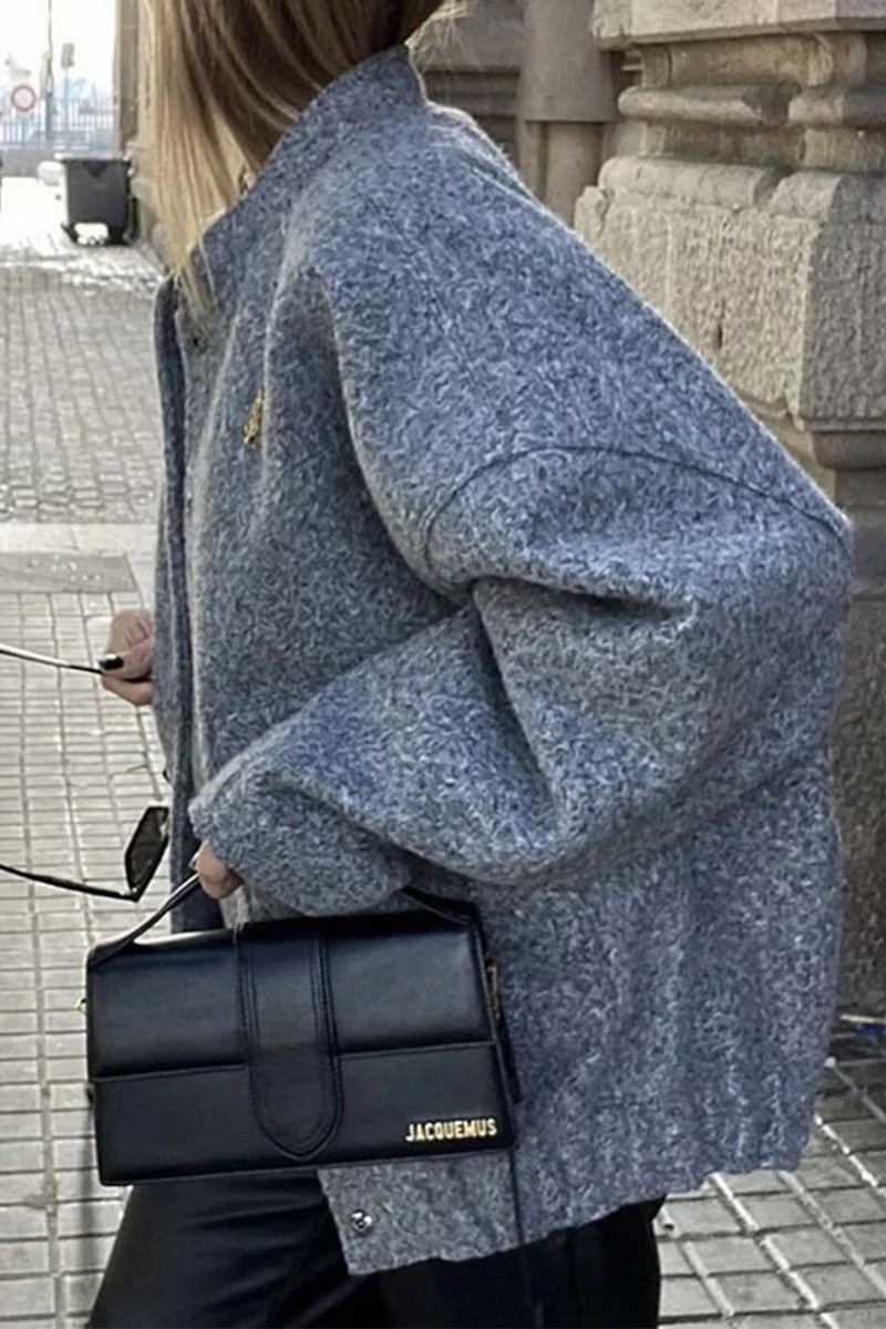 Bomb Bouclé Jacket - Grey