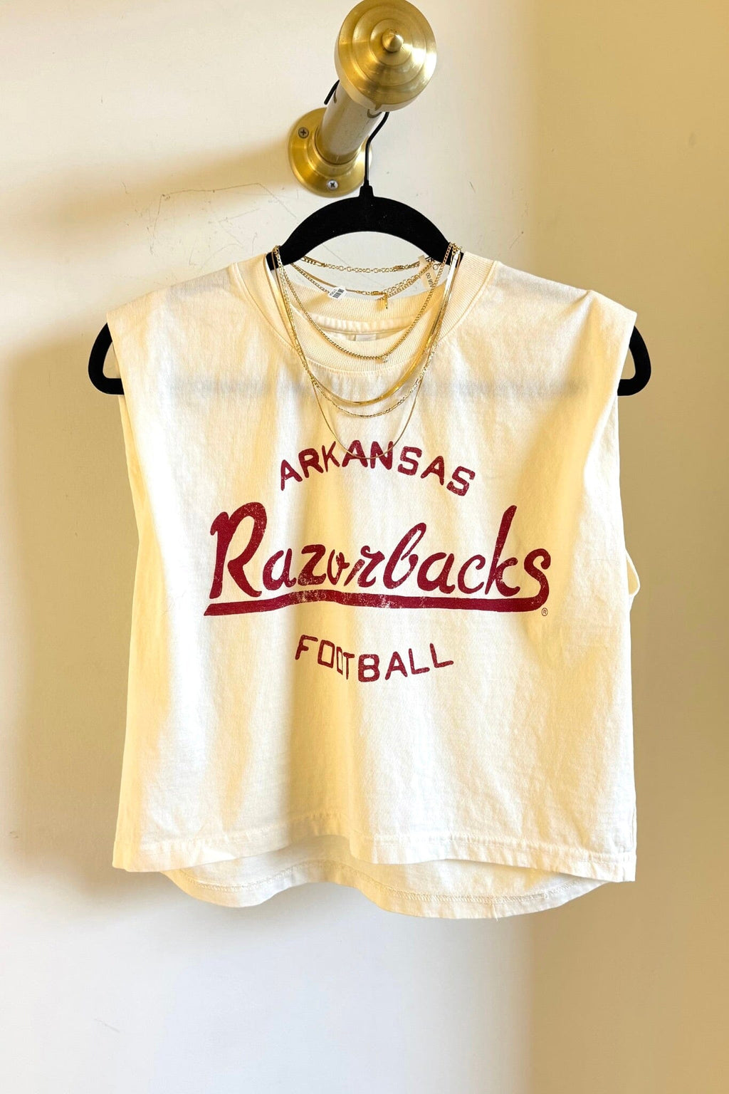 Hogs Football Tank - Off White