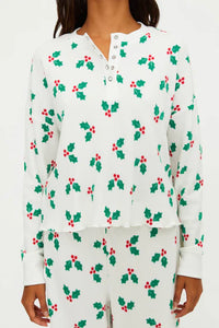 BEACH RIOT | Pacific Long Sleeve Sleep Set - Frosted Holly