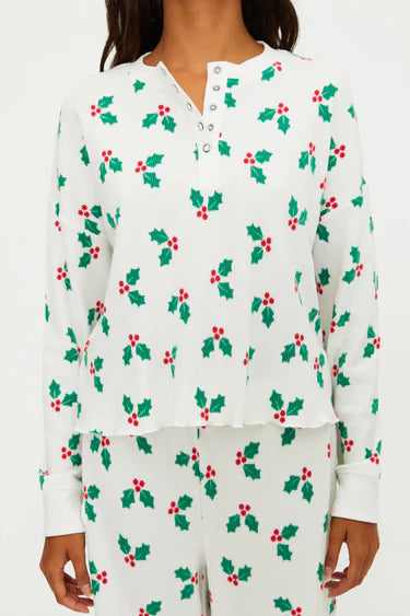BEACH RIOT | Pacific Long Sleeve Sleep Set - Frosted Holly