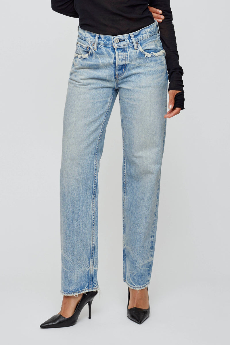 MOUSSY | Wildwood Straight Low - Light Blue