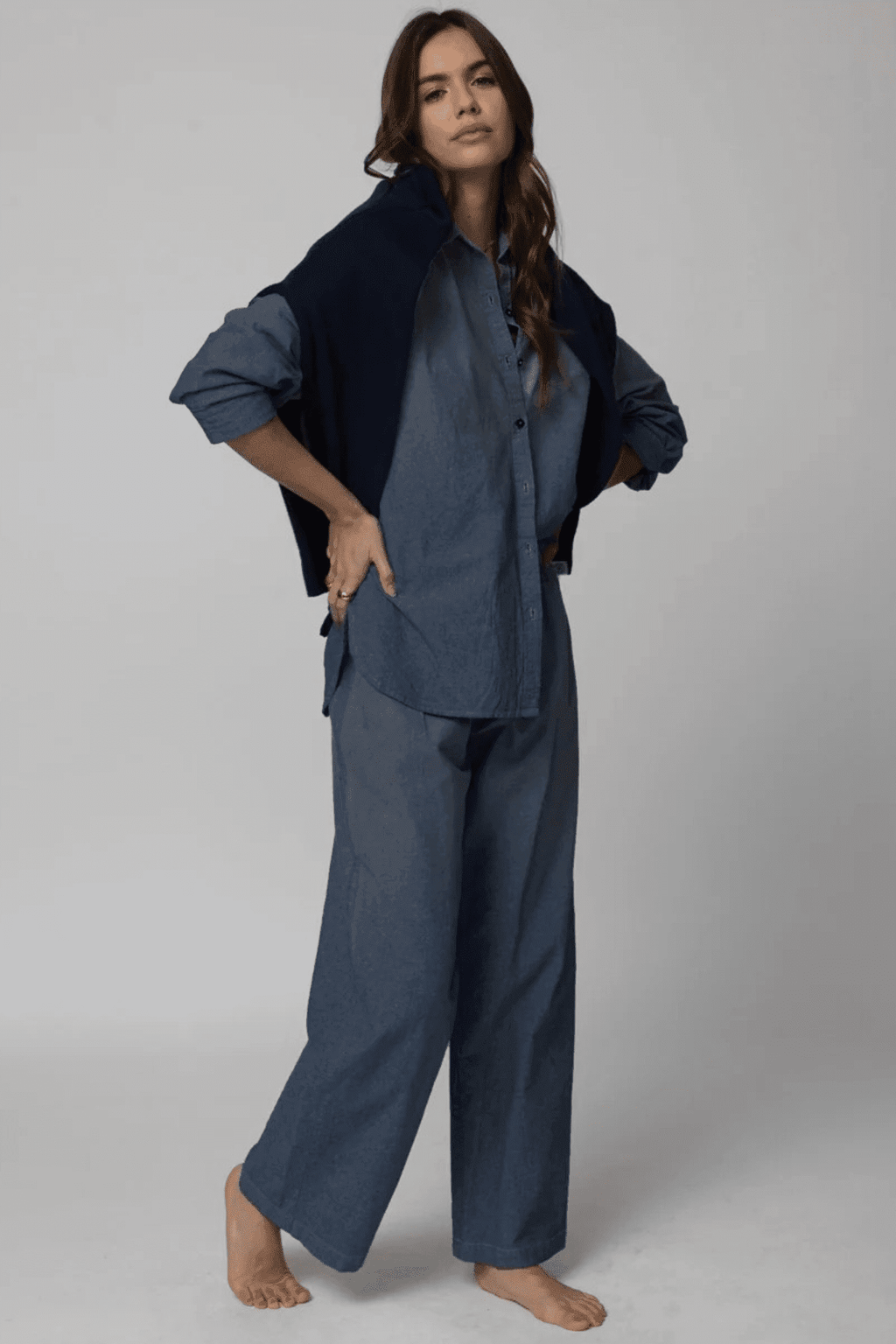 STILLWATER | The Denim Chambre Boxer Pant - Indigo