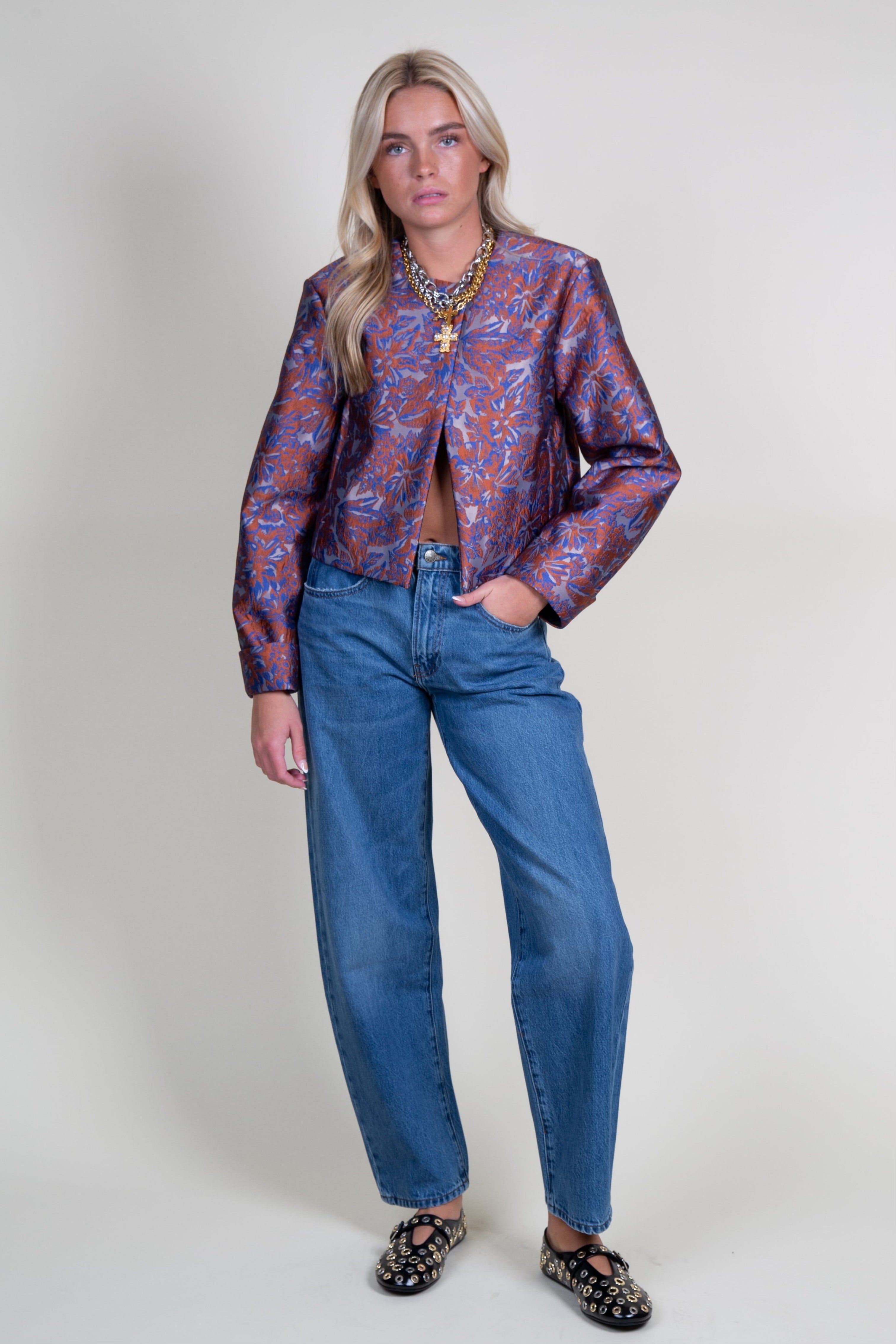 新品pelleqSuvinGoldDenimJacketペレックher. 2378F17B-4475-4F47-8524-