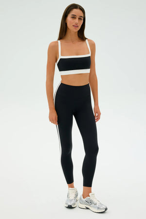 SPLITS59 | Clare High Waist Rigor 7/8 - Black/White
