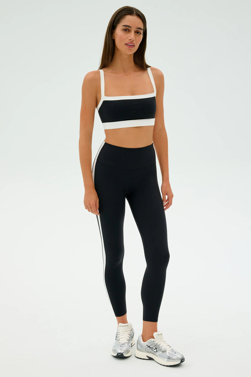 SPLITS59 | Clare High Waist Rigor 7/8 - Black/White