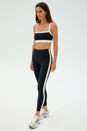 SPLITS59 | Clare High Waist Rigor 7/8 - Black/White