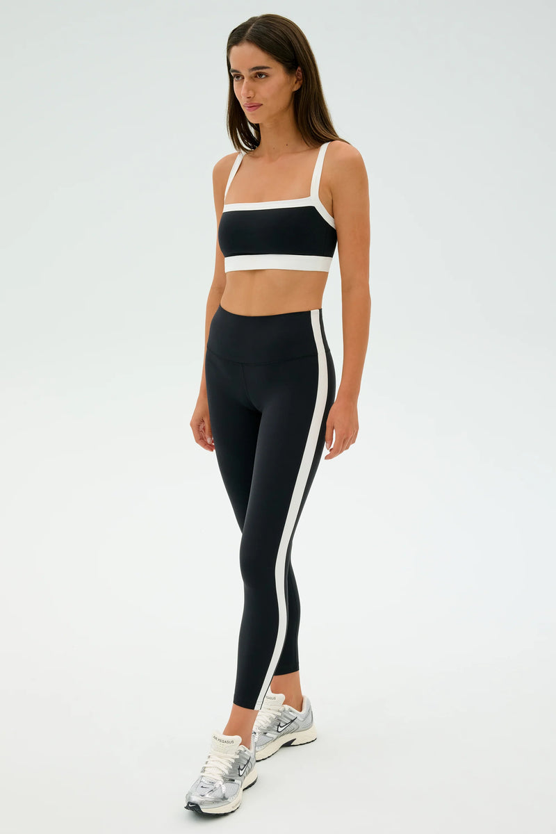 SPLITS59 | Clare High Waist Rigor 7/8 - Black/White