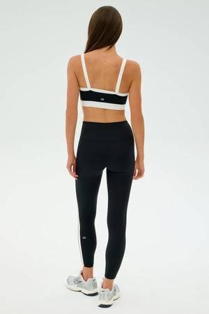 SPLITS59 | Clare High Waist Rigor 7/8 - Black/White