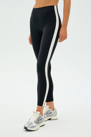 SPLITS59 | Clare High Waist Rigor 7/8 - Black/White