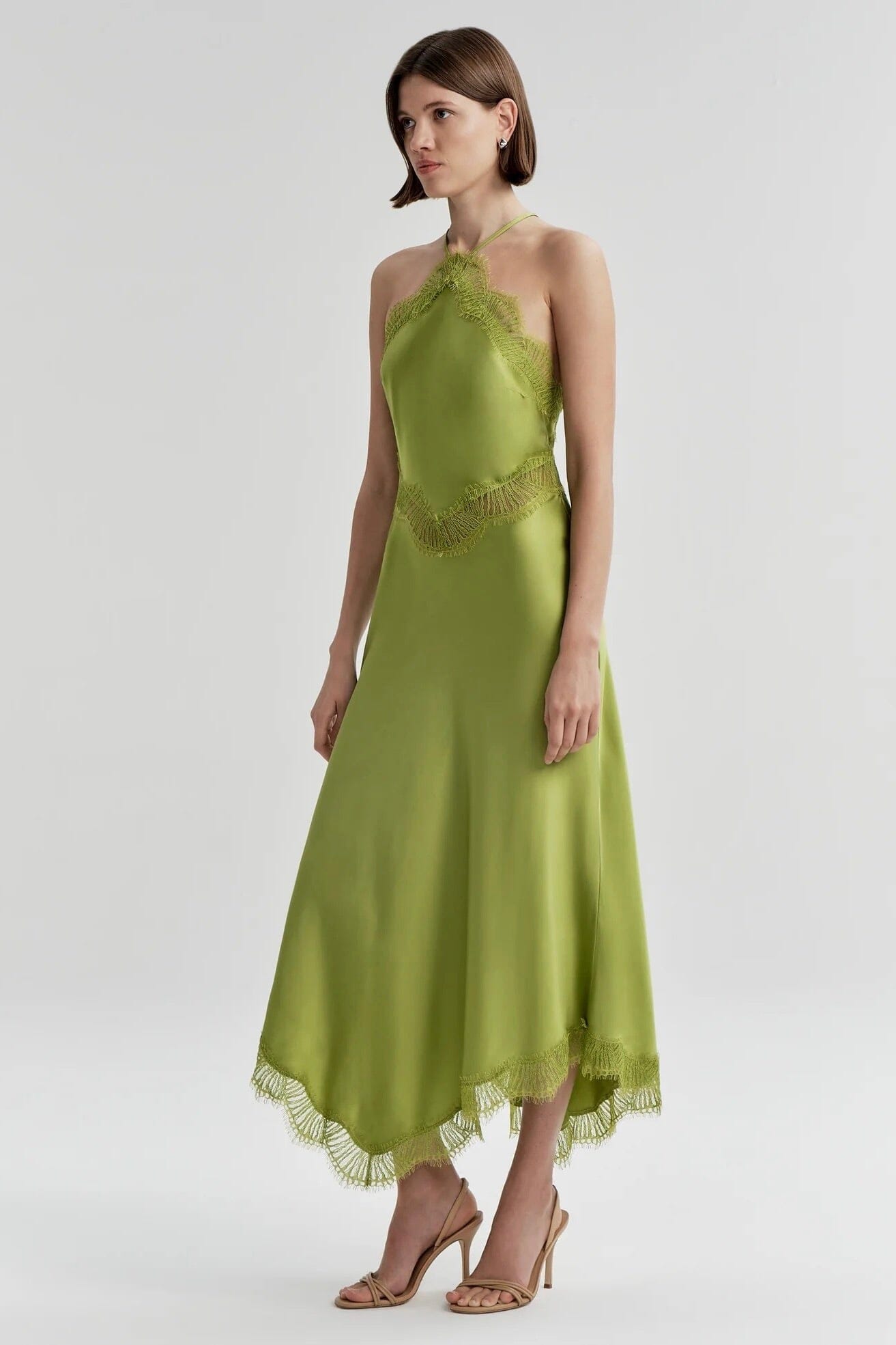 A.L.C. | Lucia Dress - Peridot Scarlet Clothing A.L.C. | Lucia Dress - Peridot Scarlet Clothing