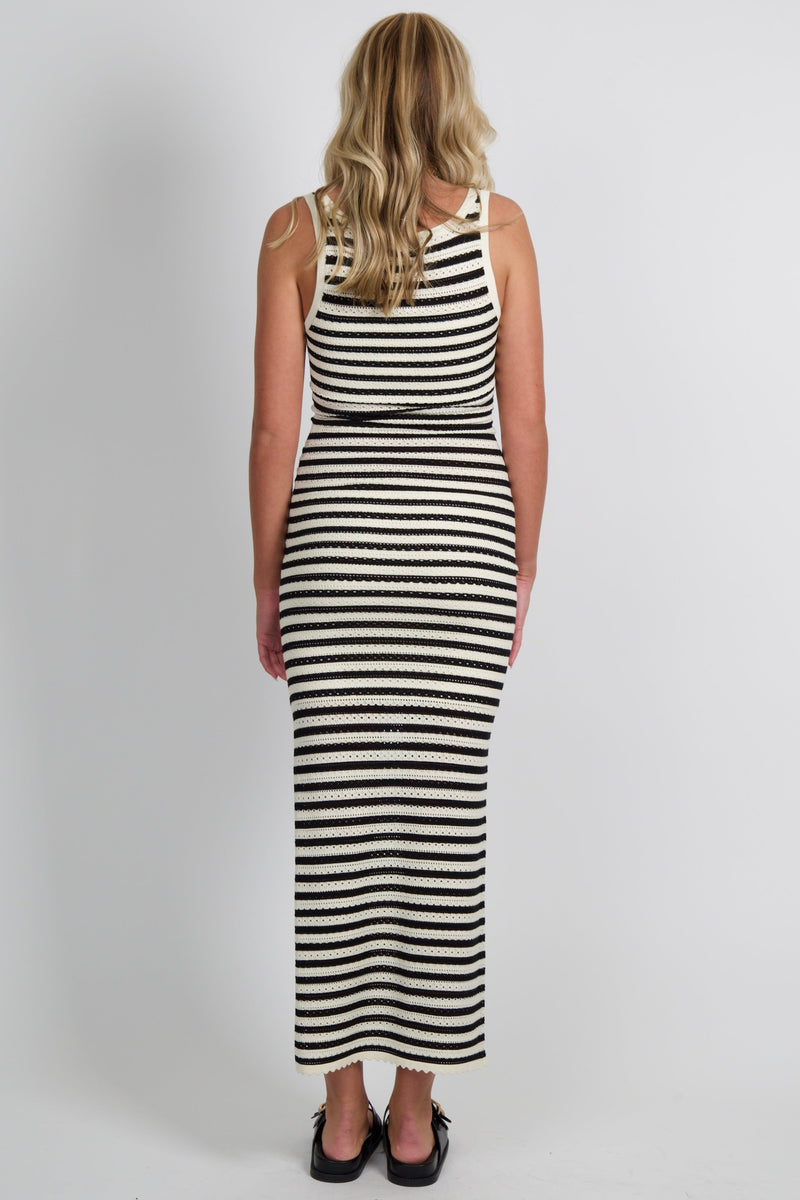 AMANDA UPRICHARD | Seine Dress - Black/Cream