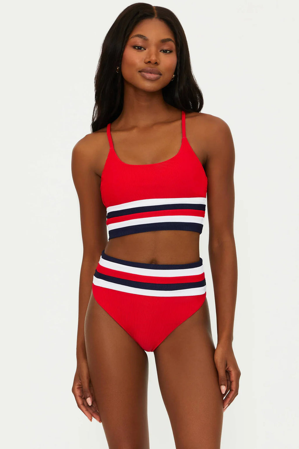 BEACH RIOT | Millie Bottom - American Color Block